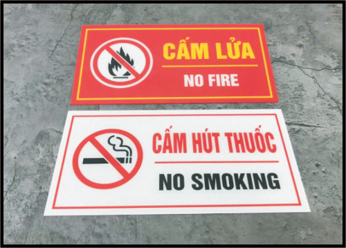 Cấm Hút Thuốc - Cấm Lửa