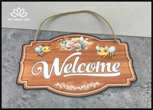 Biển Welcome - Thank You